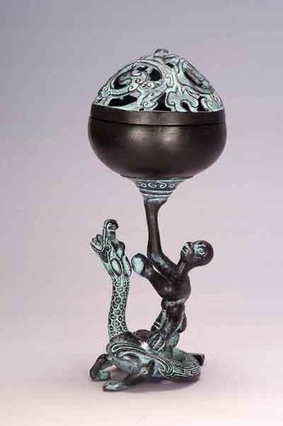 降龙博山炉(西汉)