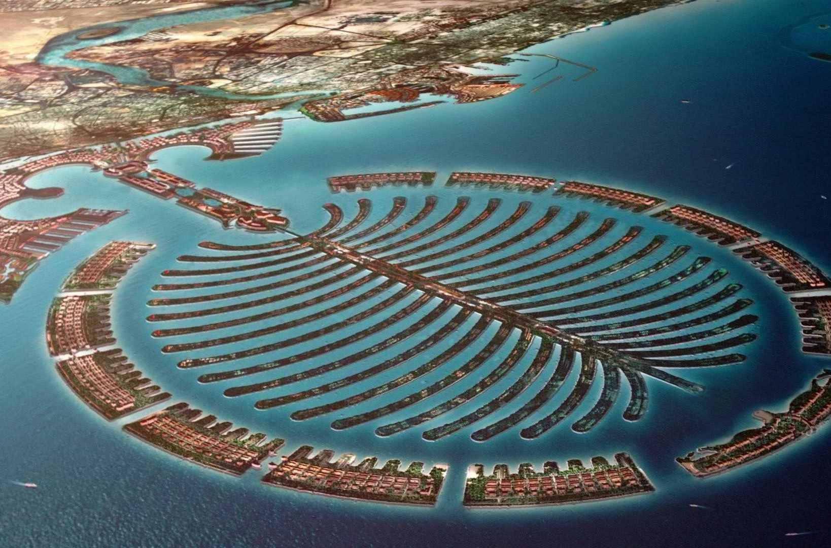【携程攻略】迪拜朱美拉棕榈岛景点,朱美拉棕榈岛是迪拜土豪花巨资建起来的，棕榈岛上景色优美，空气宜人…