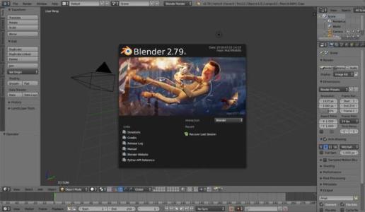Blender 三维动画制作软件 主要功能 产生背景 物体类型 历史版本1 快懂百科