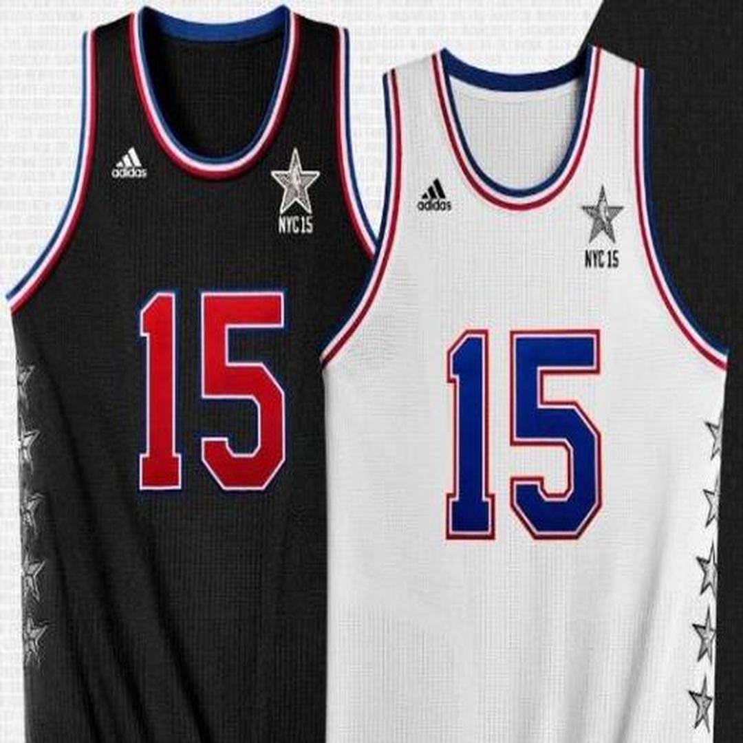 风格简洁清新的全明星球衣设计