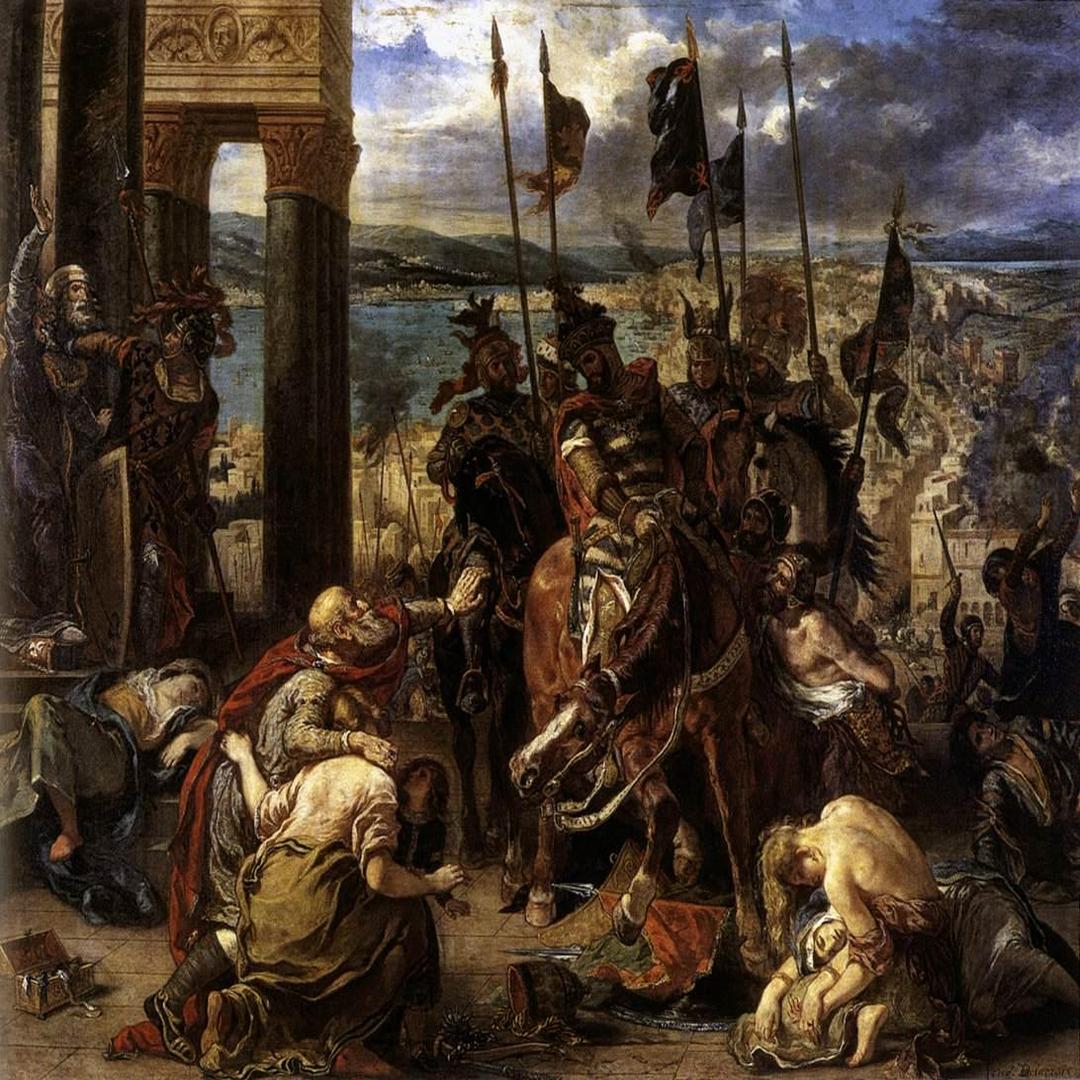 十字军占领君士坦丁堡图片